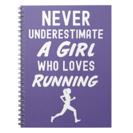 Carnet Cadeaux de course pour filles pour enfants de spor