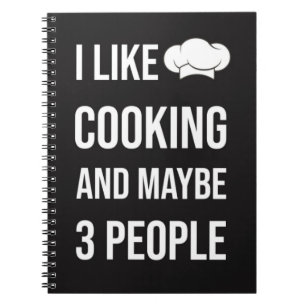 Carnet Cadeaux de cuisine amusants Humour Chef Humoristiq