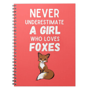 Carnet Cadeaux de Renard Mignon pour Bébés Filles Pour En