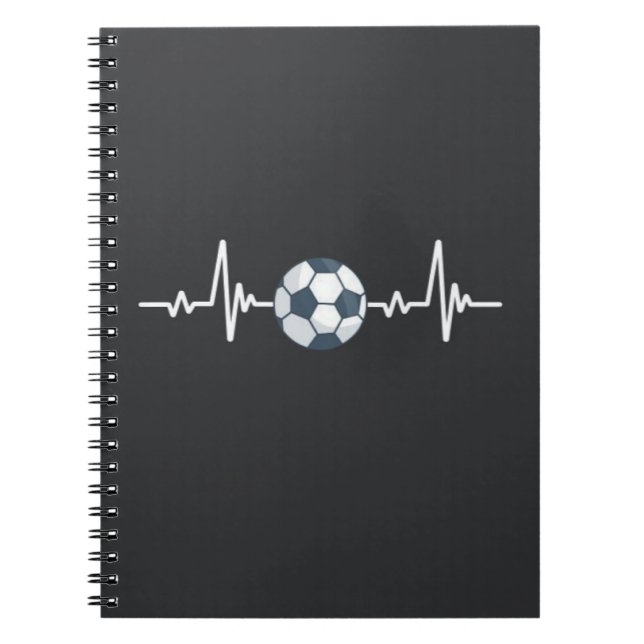 Carnet Cadeaux de soccer cool Joueur de sport Keepsaké (Devant)