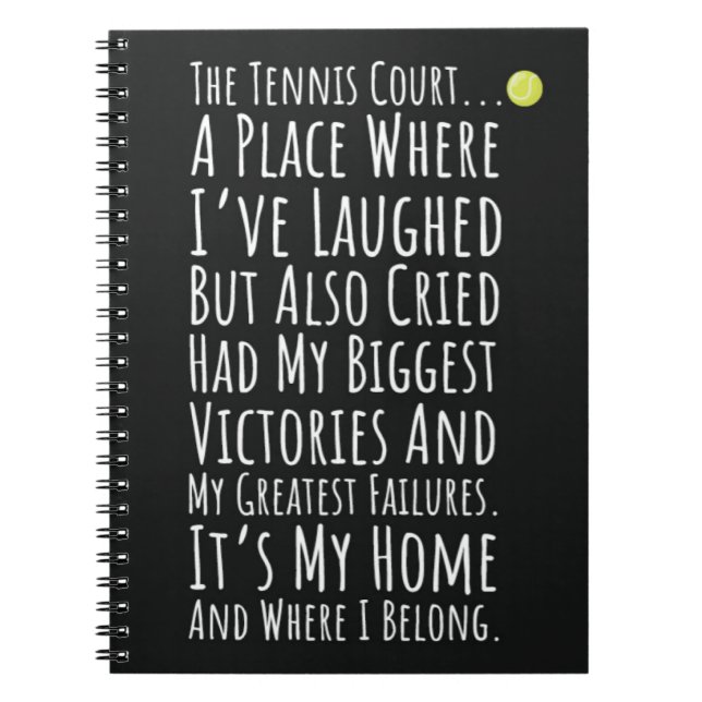 Carnet Cadeaux de tennis à conserver pour les enfants spo (Devant)