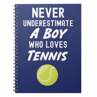 Carnet Cadeaux de tennis bleu marine pour garçons enfants