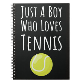 Carnet Cadeaux de tennis mignons pour garçons joueurs de 