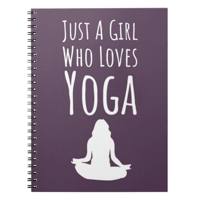 Carnet Cadeaux de yoga rose mignon pour filles pour enfan (Devant)