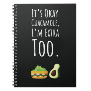 Carnet Cadeaux drôles de guacamole pour amateur d'avocat