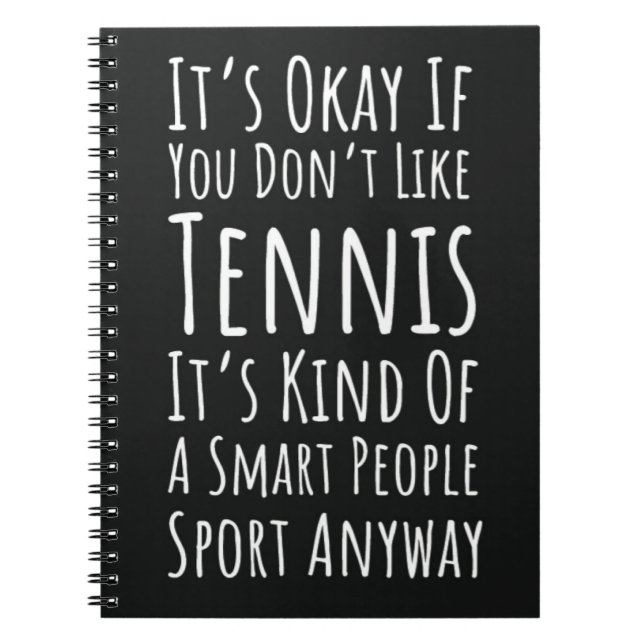 Carnet Cadeaux drôles pour amateurs de tennis pour lui el (Devant)