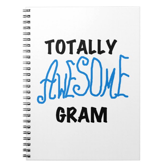 Carnet Cadeaux Gram Bleu Totalement géniaux (Devant)