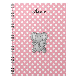 Carnet Cadeaux nommés personnalisés d'éléphant