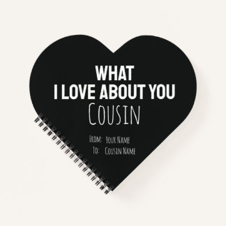 Carnet Cadeaux pour Enfants Cousins Cousine Drôles et Amu
