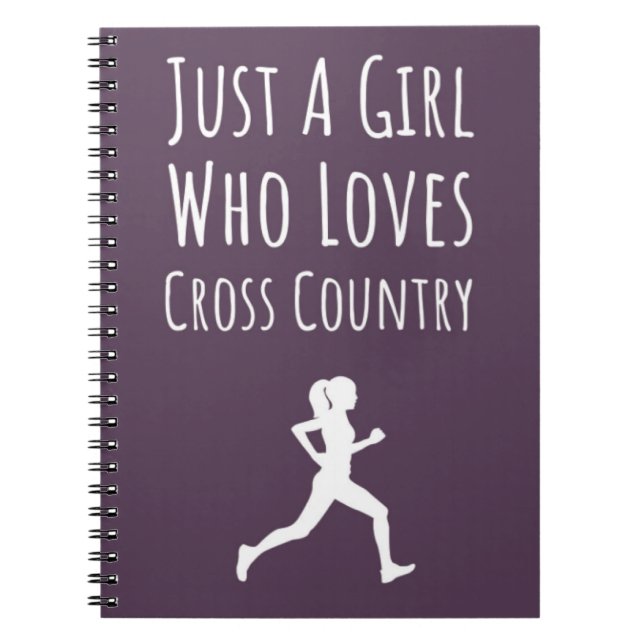 Carnet Cadeaux pour Filles de Course à Pied Coureuse pour (Devant)