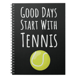 Carnet Cadeaux pour joueurs de tennis amateurs typographi