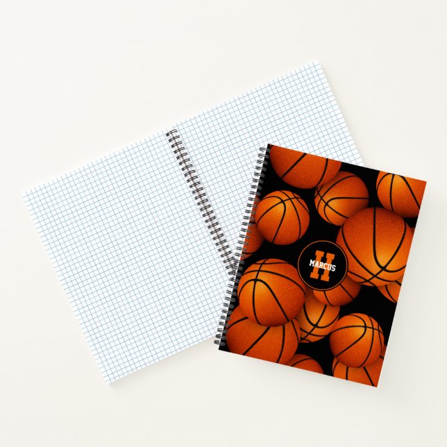 Carnet cadeaux sportifs garçons filles basket-ball athlèt (Intérieur)