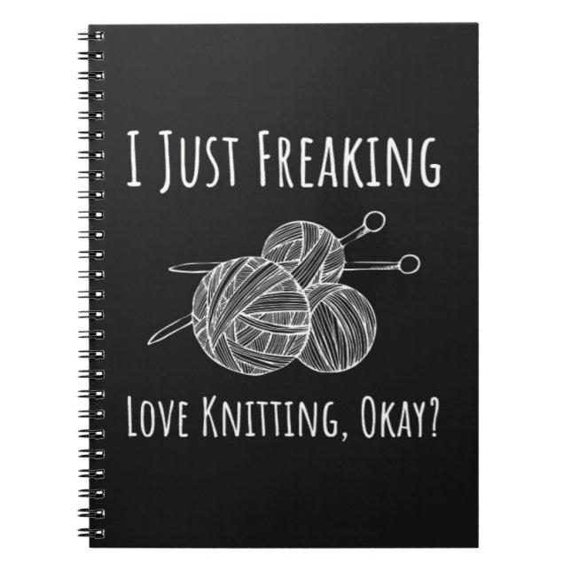 Carnet Cadeaux Uniques Pour Knitters Tricot Pour Elle (Devant)