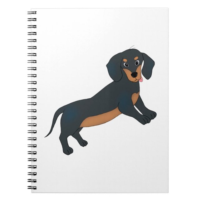 Carnet Caderno Dachshund (Devant)
