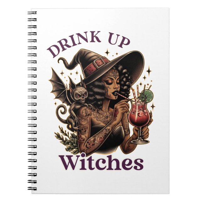 Carnet Caderno (Notebook) Beba Com As Bruxas (Devant)