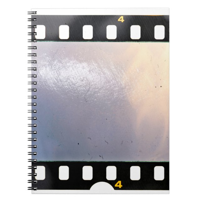Carnet Cadre ou bande de film 35mm vierge sur arrière - p (Devant)