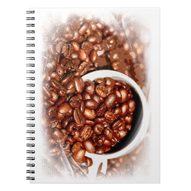 Carnet Café Beans Elite Design moderne Cafétéria Cool (Devant)