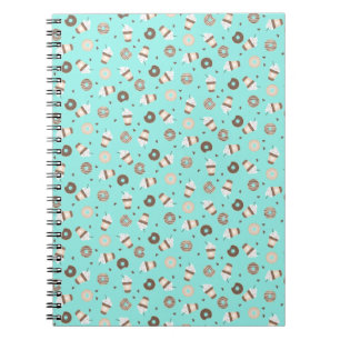Carnet Café Frappuccino Motif de beignets