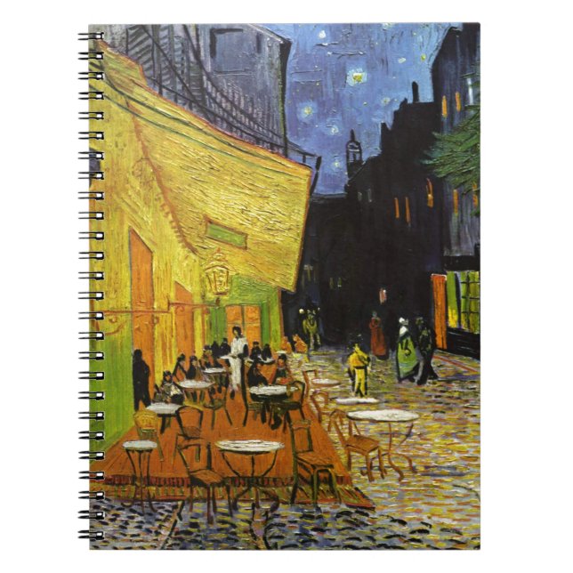 Carnet Café Terrasse à Night Van Gogh (Devant)