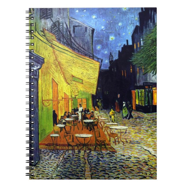 Carnet Café Terrasse la nuit by Vincent Van Gogh (Devant)