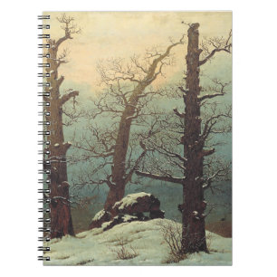 Carnet Cairn dans la neige par Caspar David Friedrich