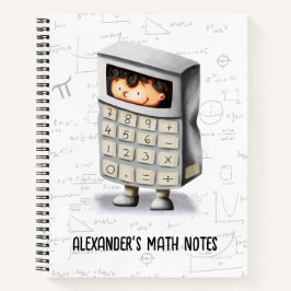 Carnet Calculatrice amusante pour enfants Maths
