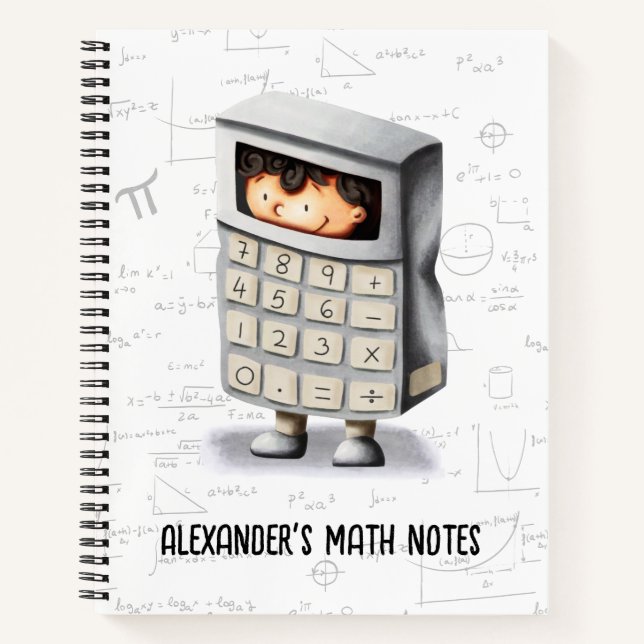 Carnet Calculatrice amusante pour enfants Maths (Devant)
