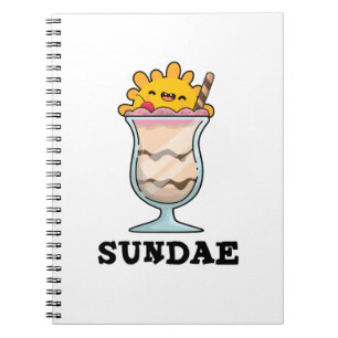 Carnet Calembour de glace Sundae Funny Sunday