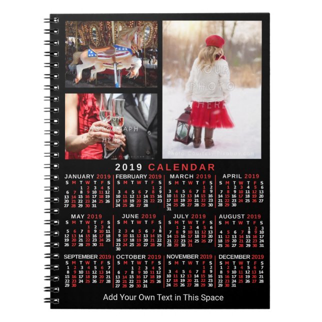 Carnet Calendrier 2019 (Voir la description pour la nouve (Devant)