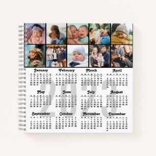 Carnet Calendrier 2023 Personnalisé 10 Photo de famille d