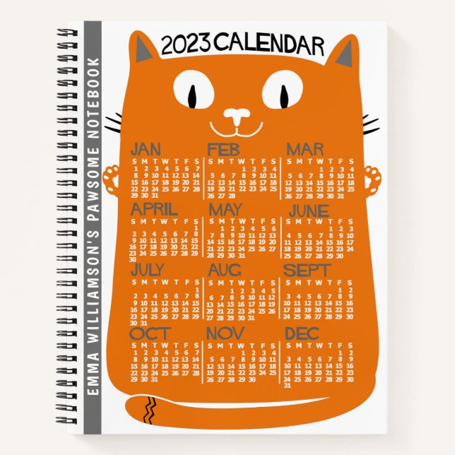 Carnet Calendrier 2023 (Voir la description pour la nouve (Devant)