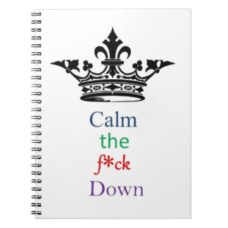 Carnet Calmez le F*ck vers le bas