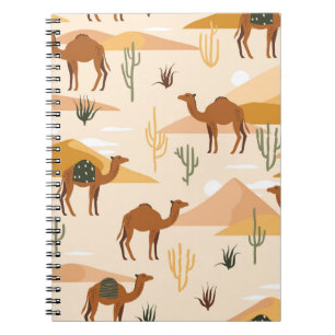 Carnet Camels Dunes Cactus : Désert sans mer