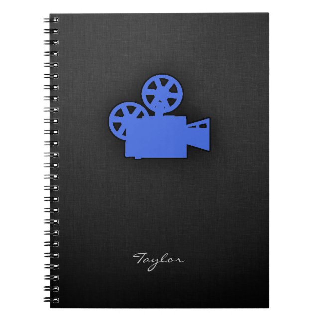 Carnet Caméra Royal Blue Movie (Devant)