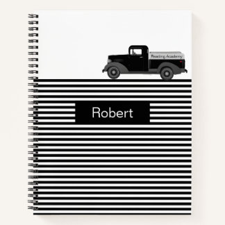 Carnet Camion Stripes Conception PC portable scolaire per