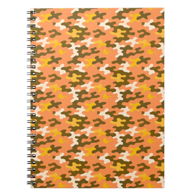 Carnet Camo orange (Devant)
