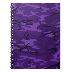 Carnet Camo violet foncé
