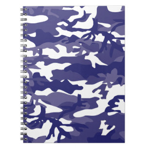 Carnet Camouflage bleu
