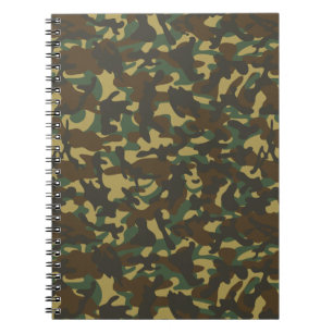 Carnet Camouflage de forêt