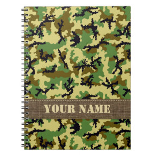 Carnet Camouflage des bois