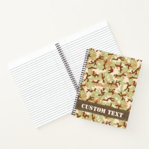 Carnet Camouflage du désert