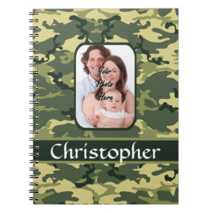 Carnet Camouflage forestier vert