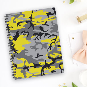 Carnet Camouflage jaune et gris, Militaire, Armée