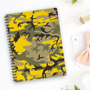 Carnet Camouflage jaune et vert, Militaire, Armée