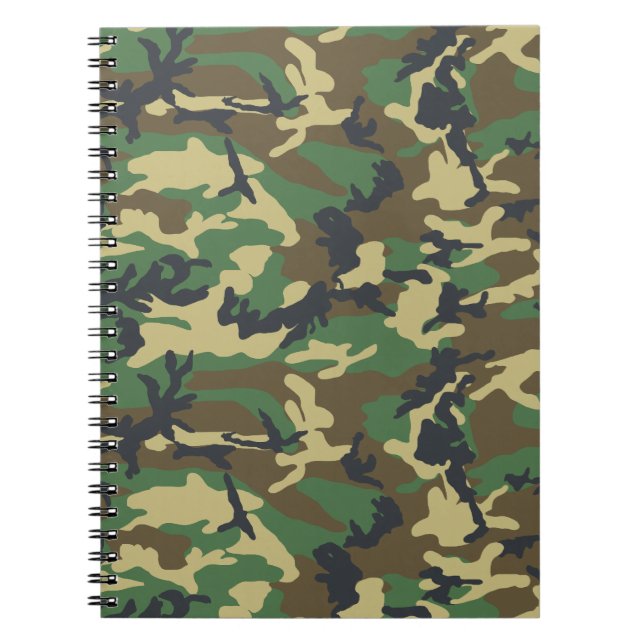 Carnet Camouflage militaire (Devant)