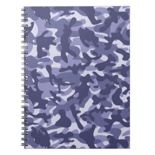 Carnet Camouflage Navy Violet