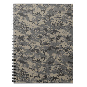 Carnet Camouflage numérique armée pixel photo imprimé