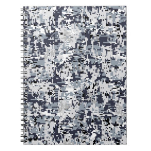 Carnet Camouflage numérique de style urbain