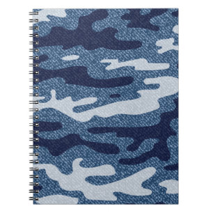 Carnet Camouflage tacheté Denim Jeans Motif