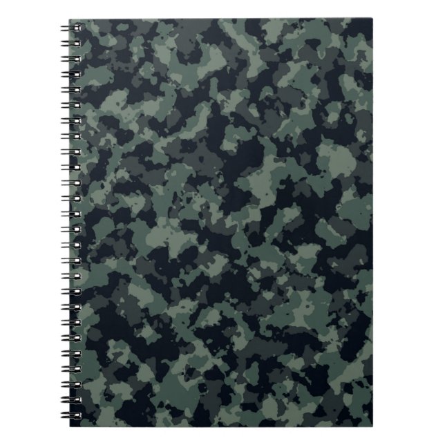 Carnet Camouflage texture militaire (Devant)